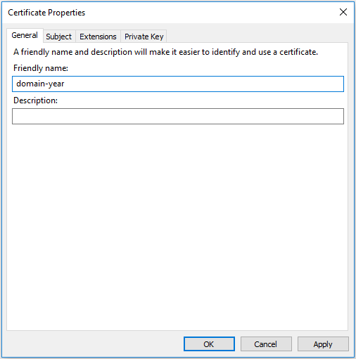 Generate CSR with MMC 6