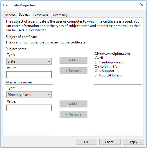 Generate CSR with MMC 7