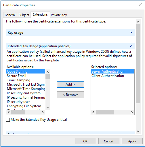 Generate CSR with MMC 9