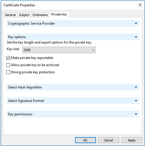 Generate CSR with MMC 11